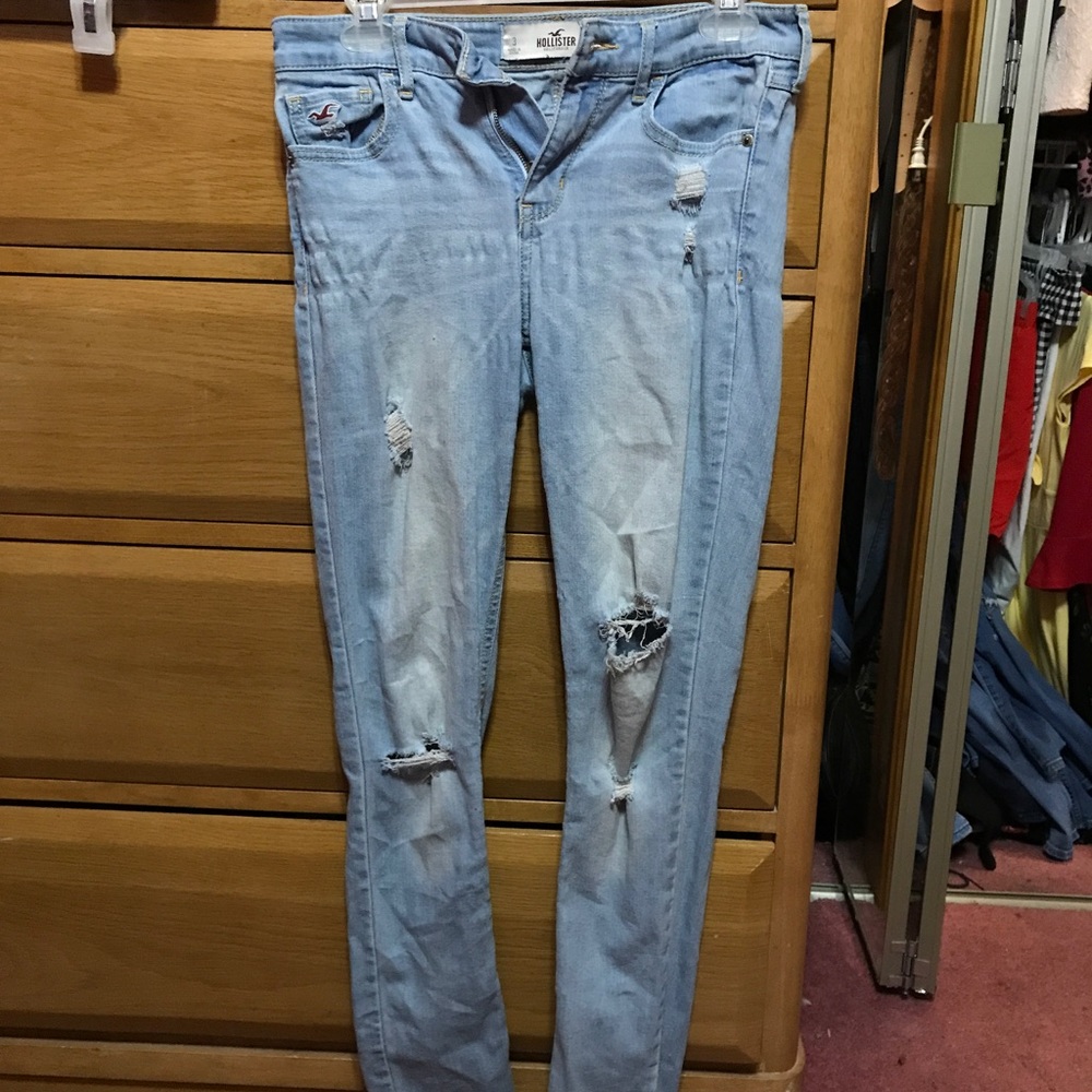 High-rise Hollister skinny jeans